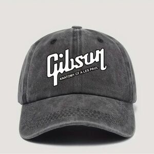NEW Gibson Men's Charcoal Cap